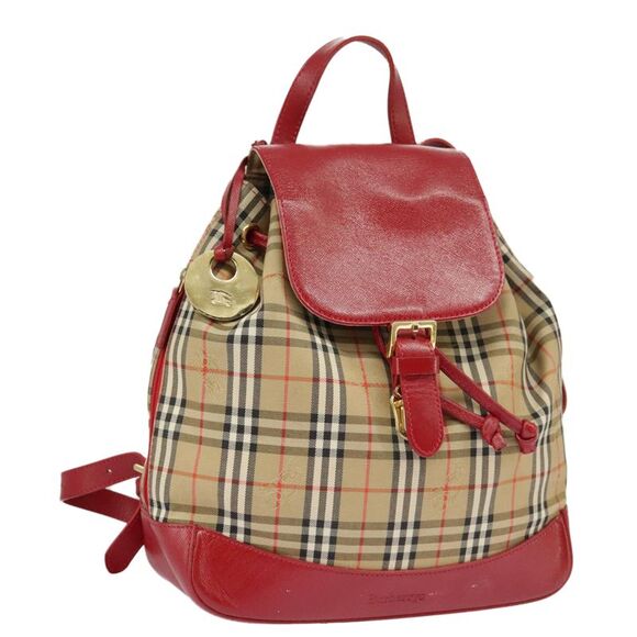Pre Loved burberry Women Beige Backpacks - Picture 1 of 8